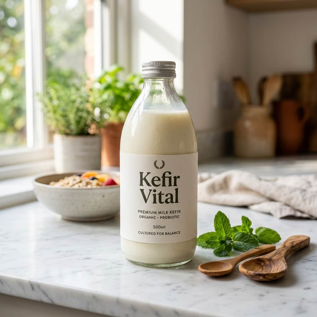 Botella premium de Kefir Vital Leche